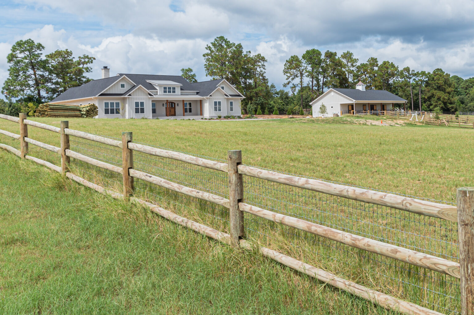 Griffin Residence custom home on acreage