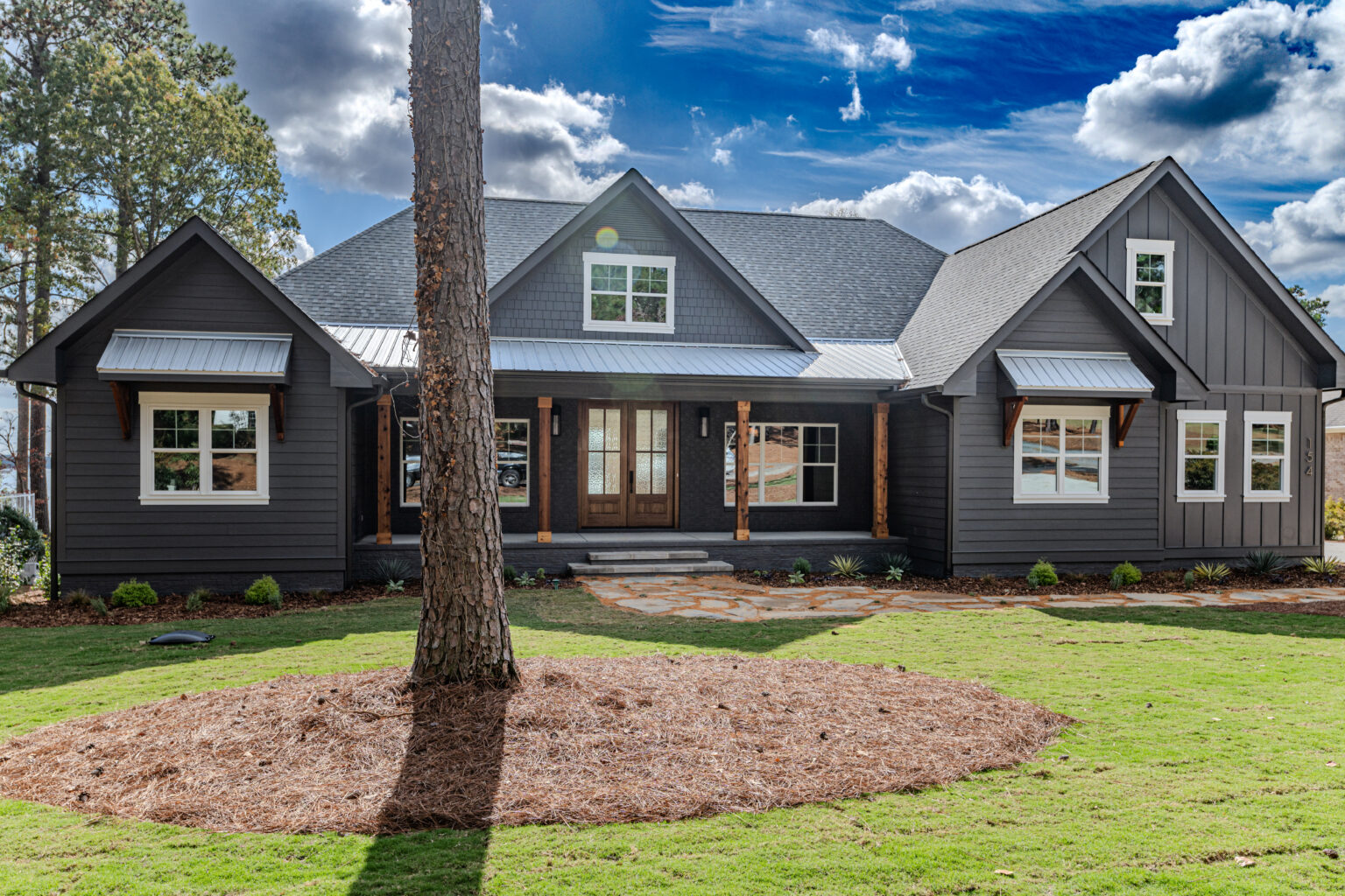 Classic custom home on Lake Auman in Seven Lakes NC
